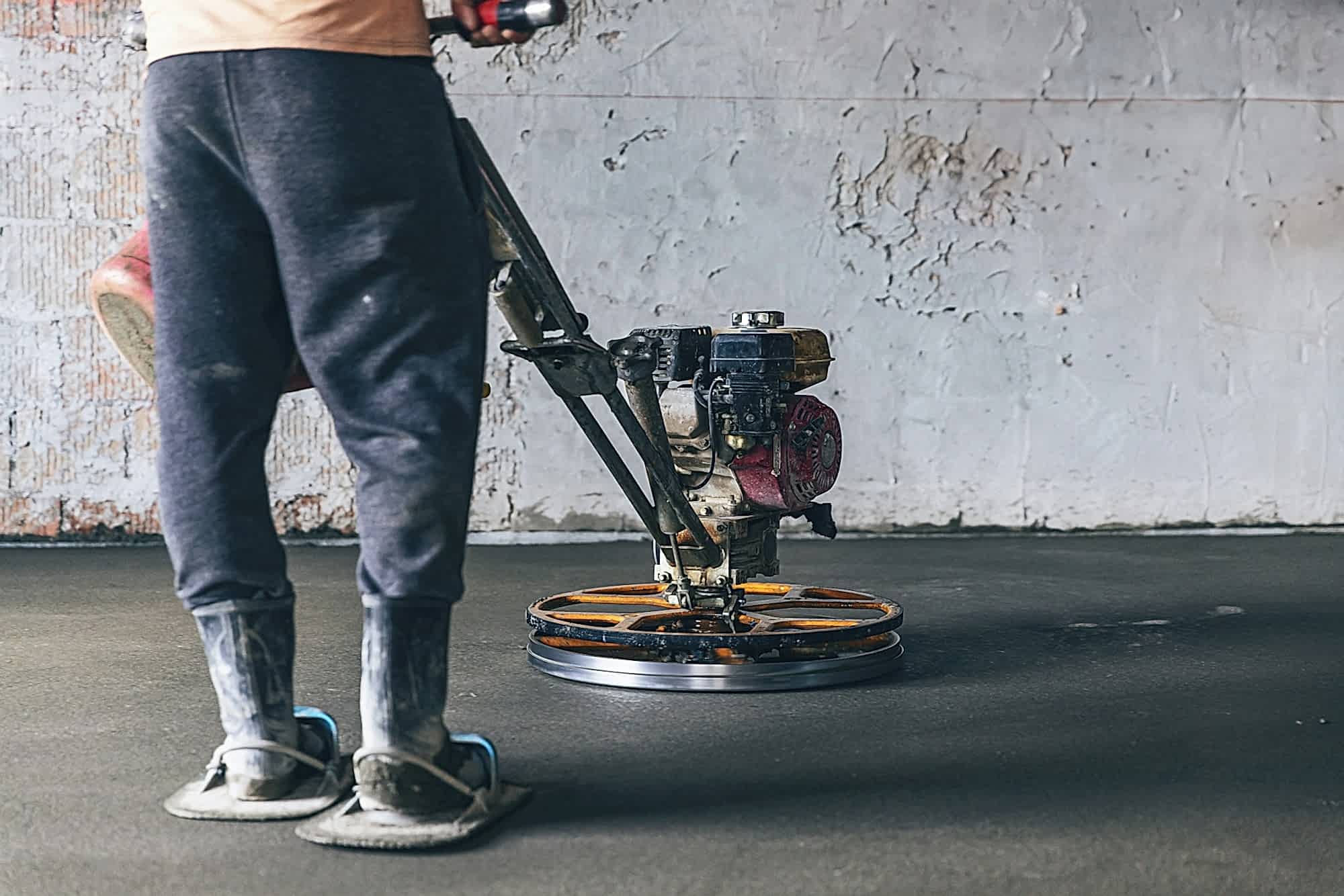 Screed floor, Polished